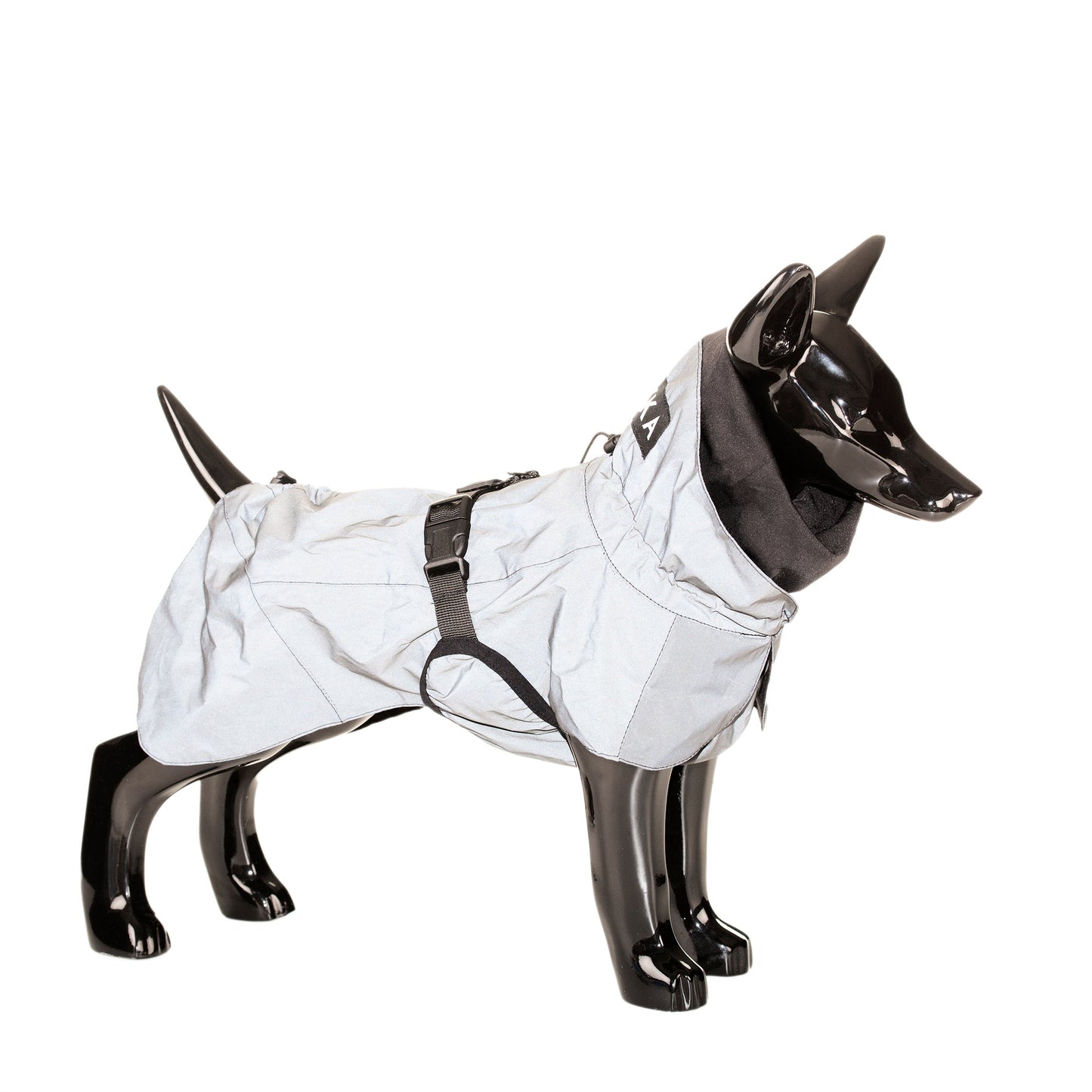 Visibility Raincoat Dark for Dogs - Size 60