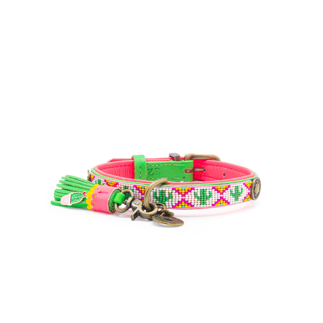 Tropical Summer Dog collar - Size XXXS