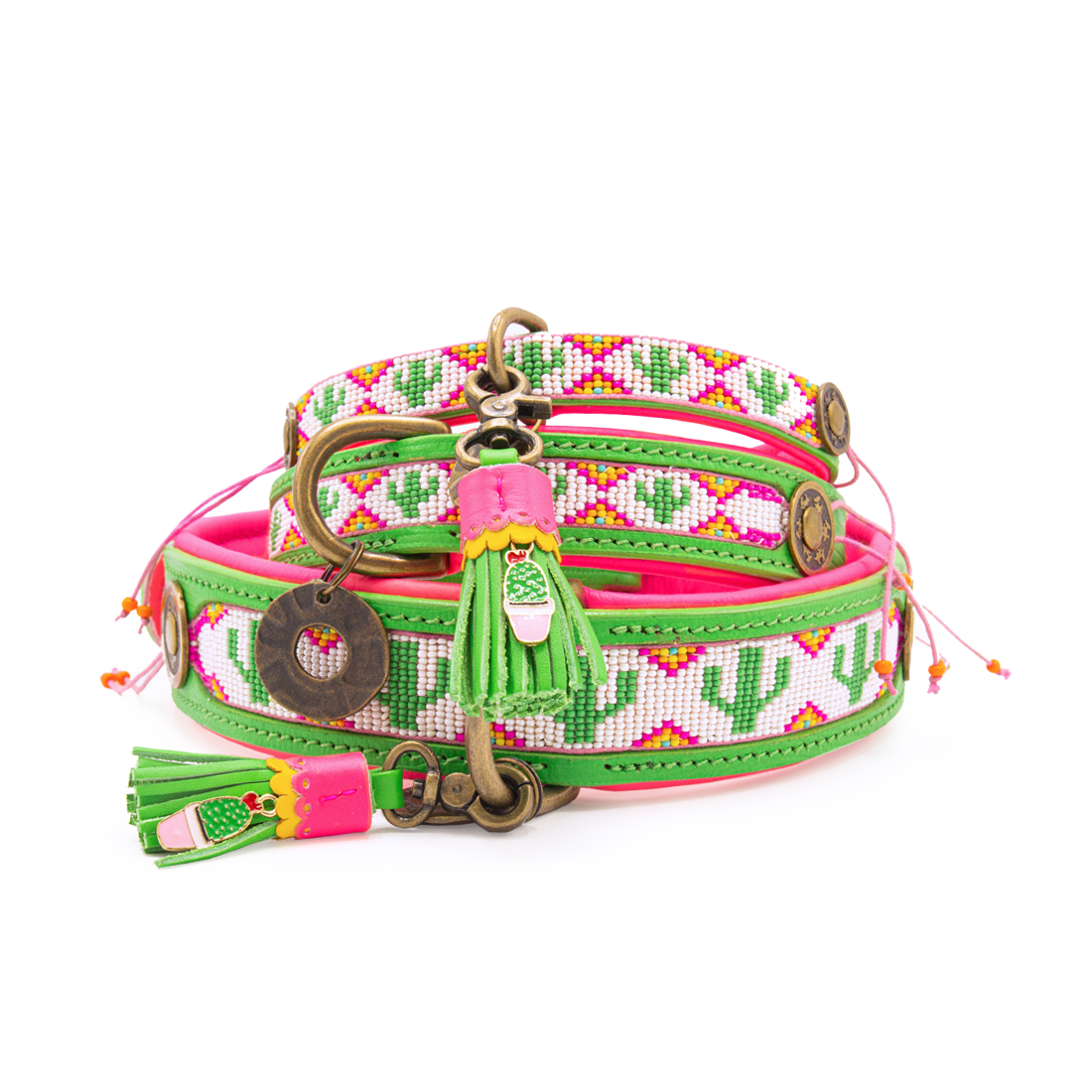 Tropical Summer Dog collar - Size XXS